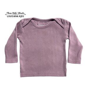 L'ovedbaby 6-9m Lilac Lap Neck Shirt